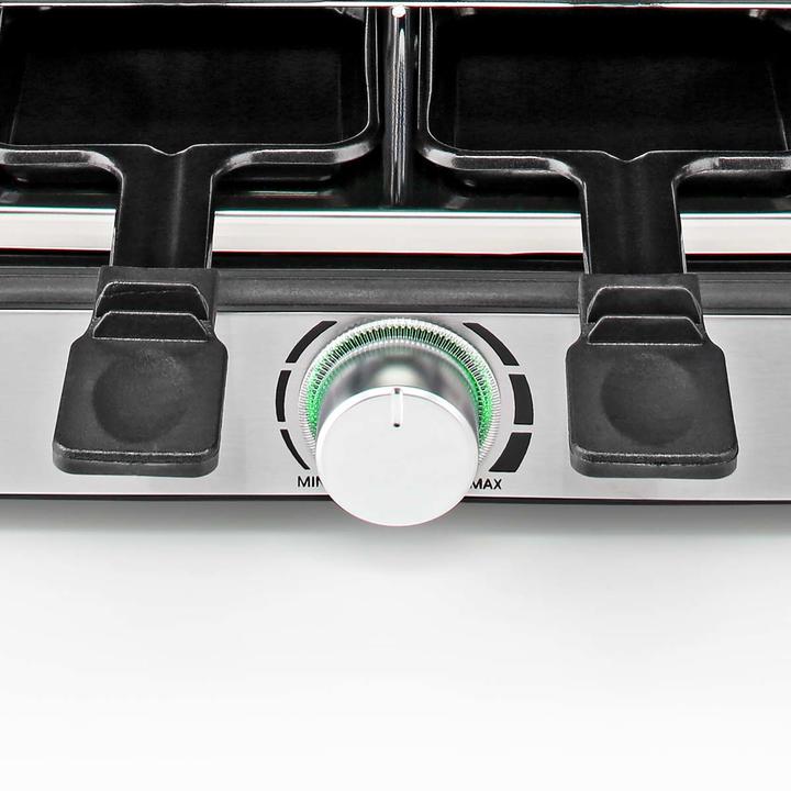 Image du produit Nedis Gourmet/Raclette Grill/Stone 8 Persons Spatula Réglage de la température Non stick coating Rectangl