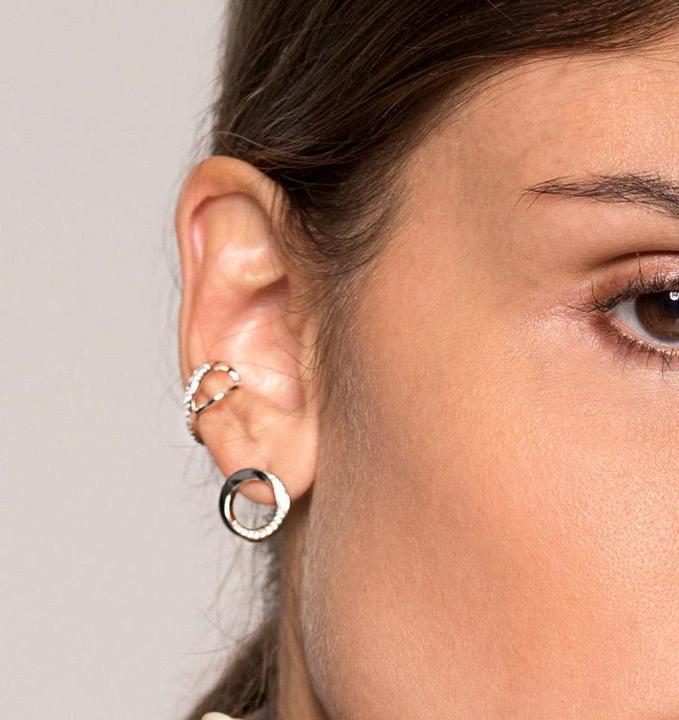 Immagine prodotto Xenox Orecchini di seta (Argento 925)