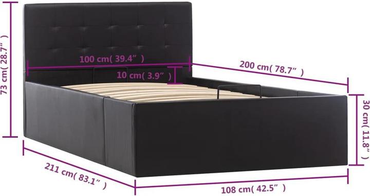 Image du produit vidaXL Bine (100 x 200 cm)