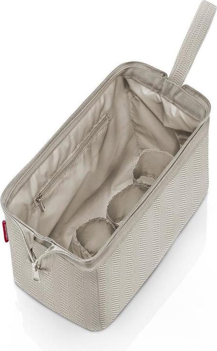 Actual product image reisenthel Necessaire Travelcosmetic Herringbone Sand (4 l)