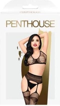 Immagine prodotto Penthouse Lingerie Top con reggicalze e calze "Pistola fumante (L, M, L, M)