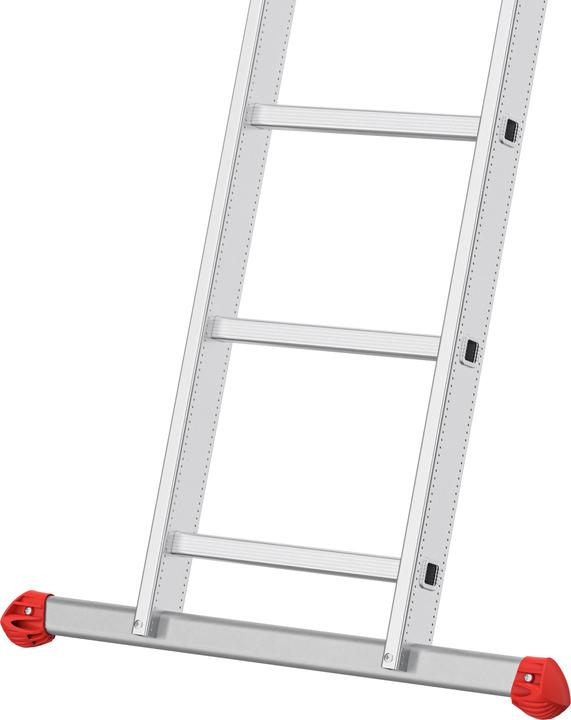 Produktbild Hailo S80 ProfiStep duo, Aluminium-Schiebeleiter 2-teilig, 2x12 Sprossen (Mehrzweckleiter, 14 cm)