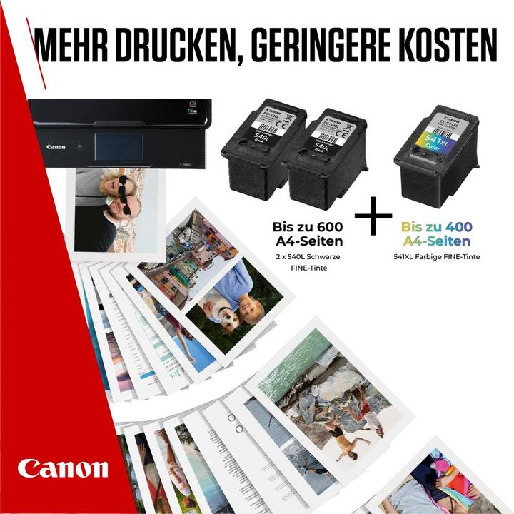 Actual product image Canon PG-540Lx2/CL-541XL Ink Cartridge (M, C, Y, FC)