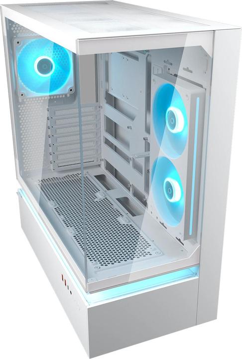 Immagine prodotto Cougar Gehäuse Midi-Tower CFV235, ARGB, Glas, Weiss (ATX, mATX, Mini-ITX)