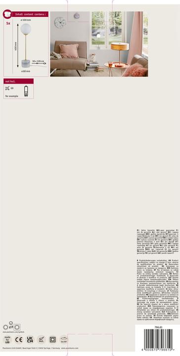 Actual product image Paulmann Neordic Moa (G9)