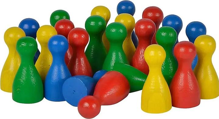 Produktbild Noris Bunte Halmakegel aus Holz