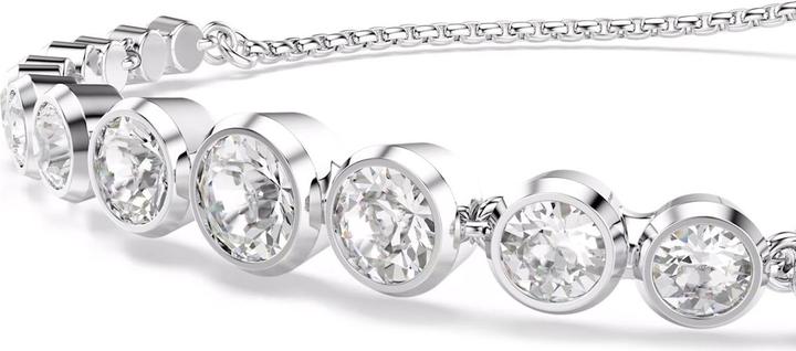 Immagine prodotto Swarovski Imber Tennis Armband Gemischte Rundschliffe Weiss (24 cm, Metallo Swarovski)