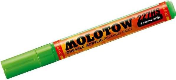 Produktbild Molotow Filzstift One4all 227HS neon green fluor (neon green fluorecent, 4 mm, 1 x)