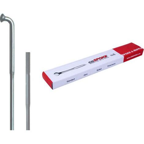 cnSpoke Spokes DB454 2.0-1.8-2.0 Edelstahl 294 mm Silber + Niple 144 Stcs.