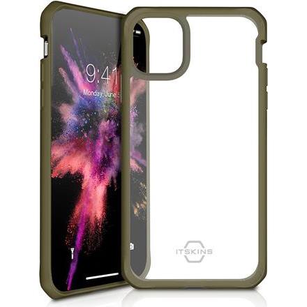 Itskins Hybrid Solid (Apple iPhone 11 Pro), Smartphone Hülle, Grün, Transparent