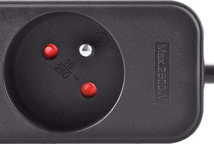 Immagine prodotto Olight Solight predlžovací prívod, 4 zásuvky, čierny, 3m (230 V)