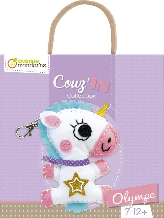 Actual product image Avenue Mandarine Craft set keychain Little Couz'IN