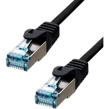 ProXtend S/FTP CAT6A LSZH AWG 26 CU Black 25CM (S/FTP, CAT6a, 0.25 m), Netzwerkkabel