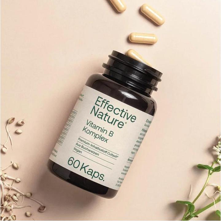 Actual product image Effective Nature Vitamin B complex (60 pcs., Capsules, 30 g)