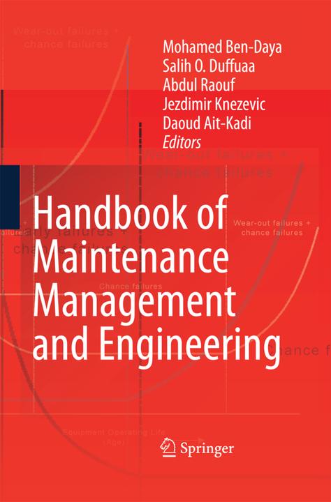 Produktbild Handbook of Maintenance Management and Engineering (Englisch, 2014)