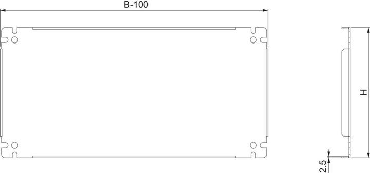Actual product image Schneider Electric Mounting Plate Brackets, 300mm