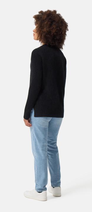 Immagine prodotto Cash-Mere Brushed Kaschmir Rundhals Pullover mit Seitenschlitzen (M)