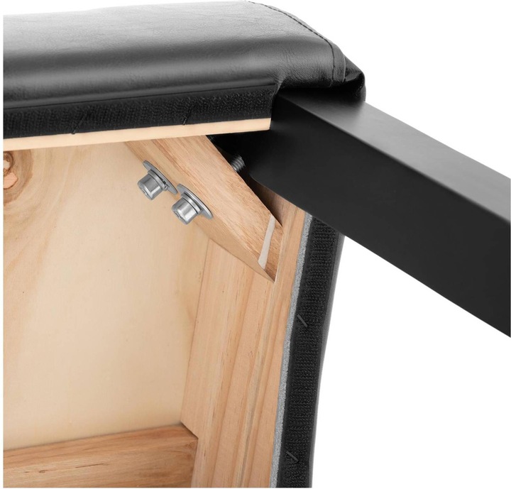 Actual product image Fromm & Starck Upholstered Chair - set of 2 - up to 180 kg - seat 44.5 x 44 cm - black