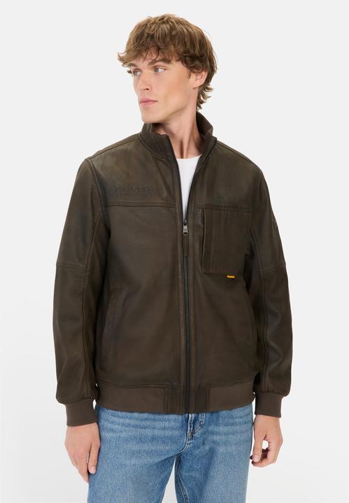 Actual product image Camel Active Lederjacke mit Bomberkragen (48)
