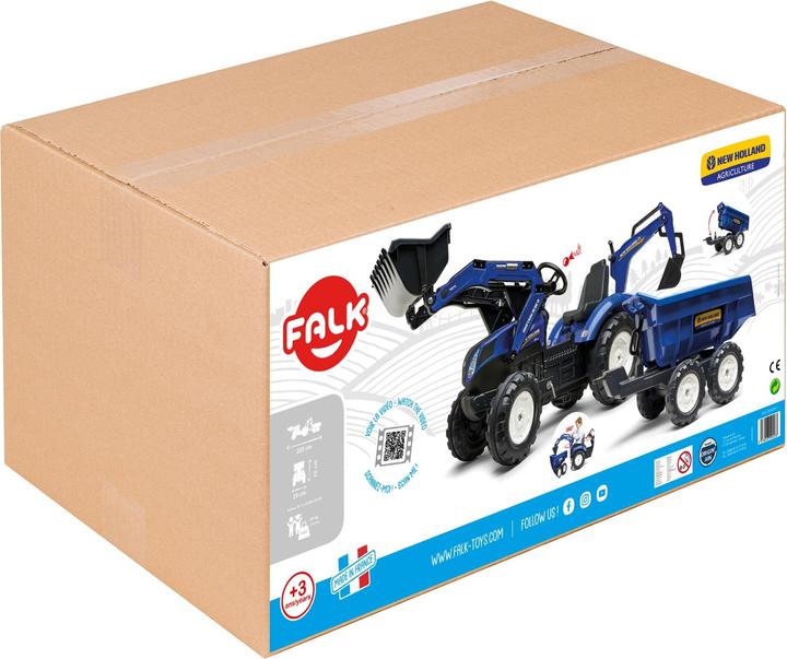 Actual product image Falk Toys Children's tractor XXL with trailer