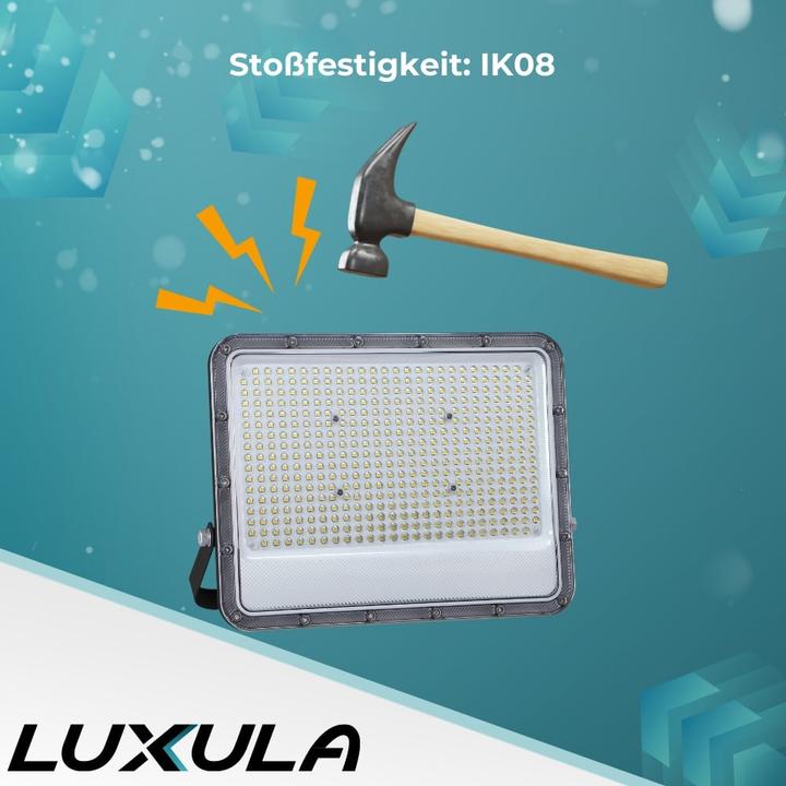 Produktbild Luxula LED-Fluter, EEK: E, 300W, 37500lm, 4000K, IP65, grau (37500 lm, IP65)