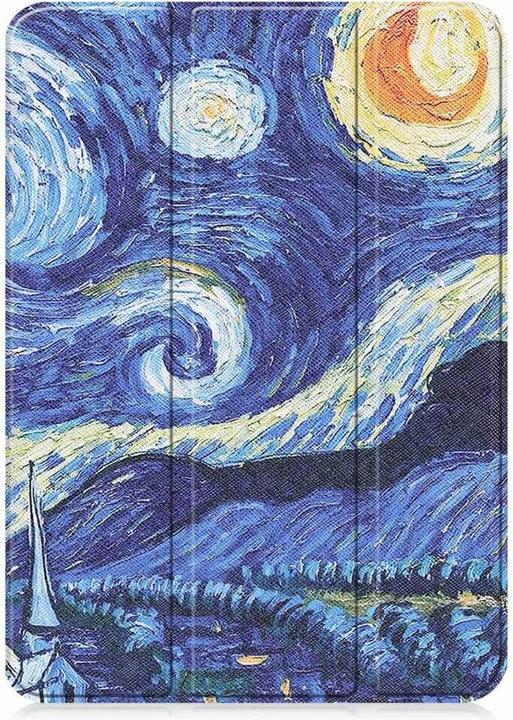 Immagine prodotto Cover-Discount iPad 2022 (10a generazione) - Custodia trifold in pelle intelligente Night Sky (iPad 2022 (10a generazione))
