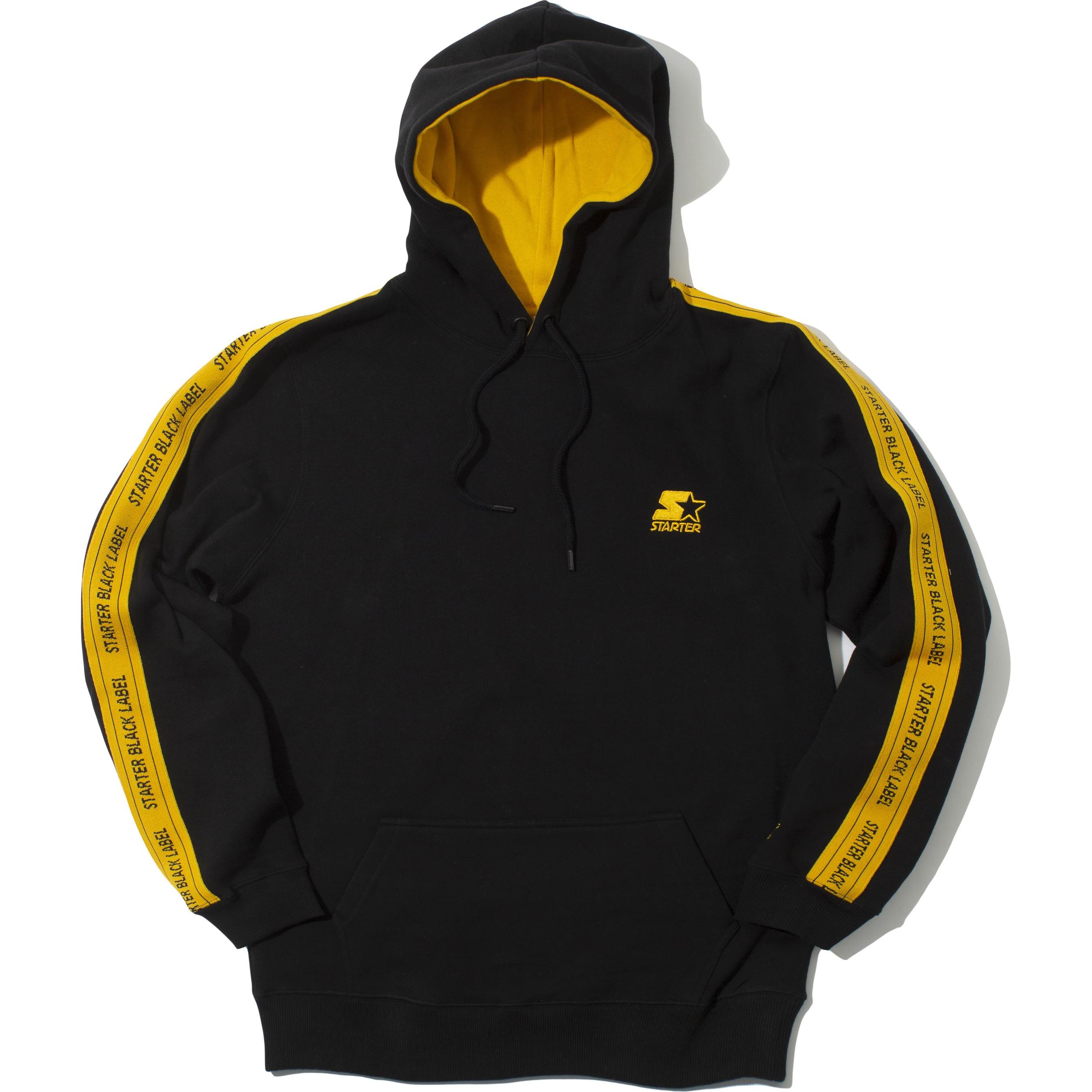 Starter, Herren, Pullover, hoodie tarter cottie, Gelb, Schwarz, (S)