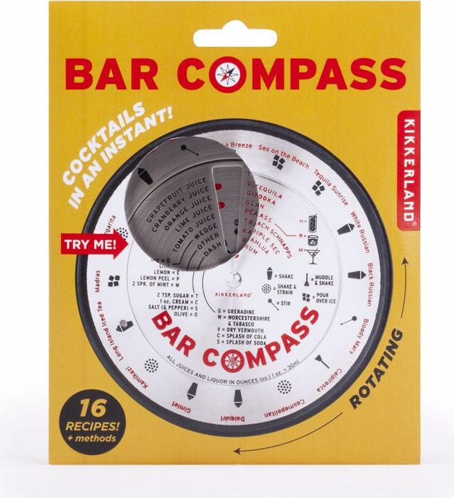 Actual product image Kikkerland Bar Compass