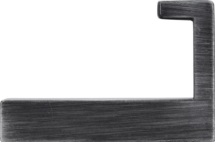 Produktbild Siro MantelHaken Doradus GarderobenHaken 15x61mm, Haken ZN eisenfärbig gebürstet matt