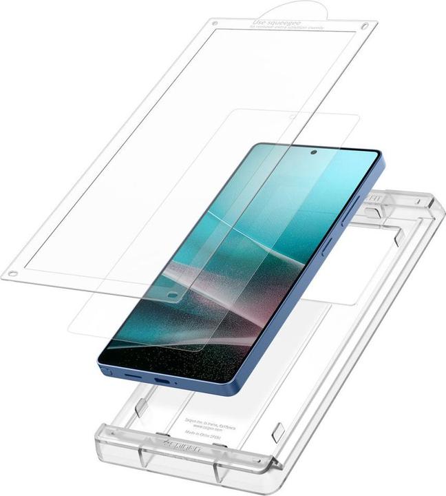 Actual product image Spigen Elite Shield "Ez Fit" for Samsung Galaxy S25 Ultra Clear (1 Piece, Samsung Galaxy S25 Ultra)