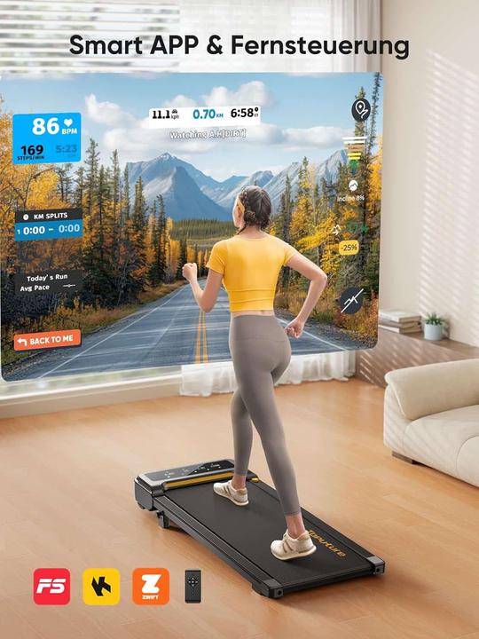 Produktbild Mara Vital Elektrisches Laufband mit Neigung inkl. Fernbedienung und App, keine Montage erforderlich