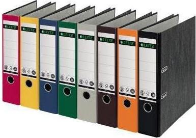 Actual product image Leitz Cloud marble folder, 180 degree, DIN A4, 80 mm, brown colored spine, cardboard cover, outside (A4, 80 mm, 1 x)