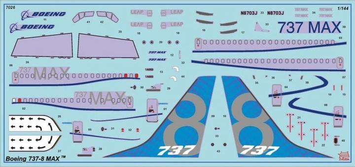 Image du produit 1:144 Boeing 737-8 MAX