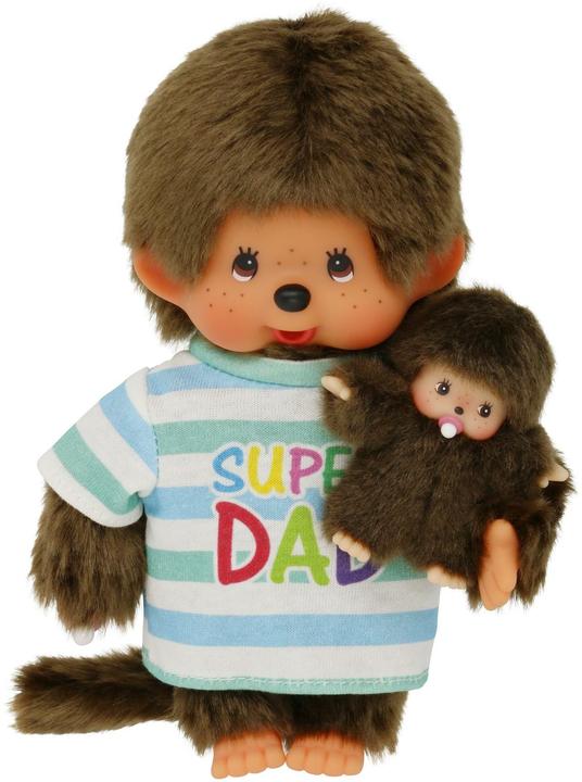Magni Monchhichi Daddy with Child 20cm (20 cm)