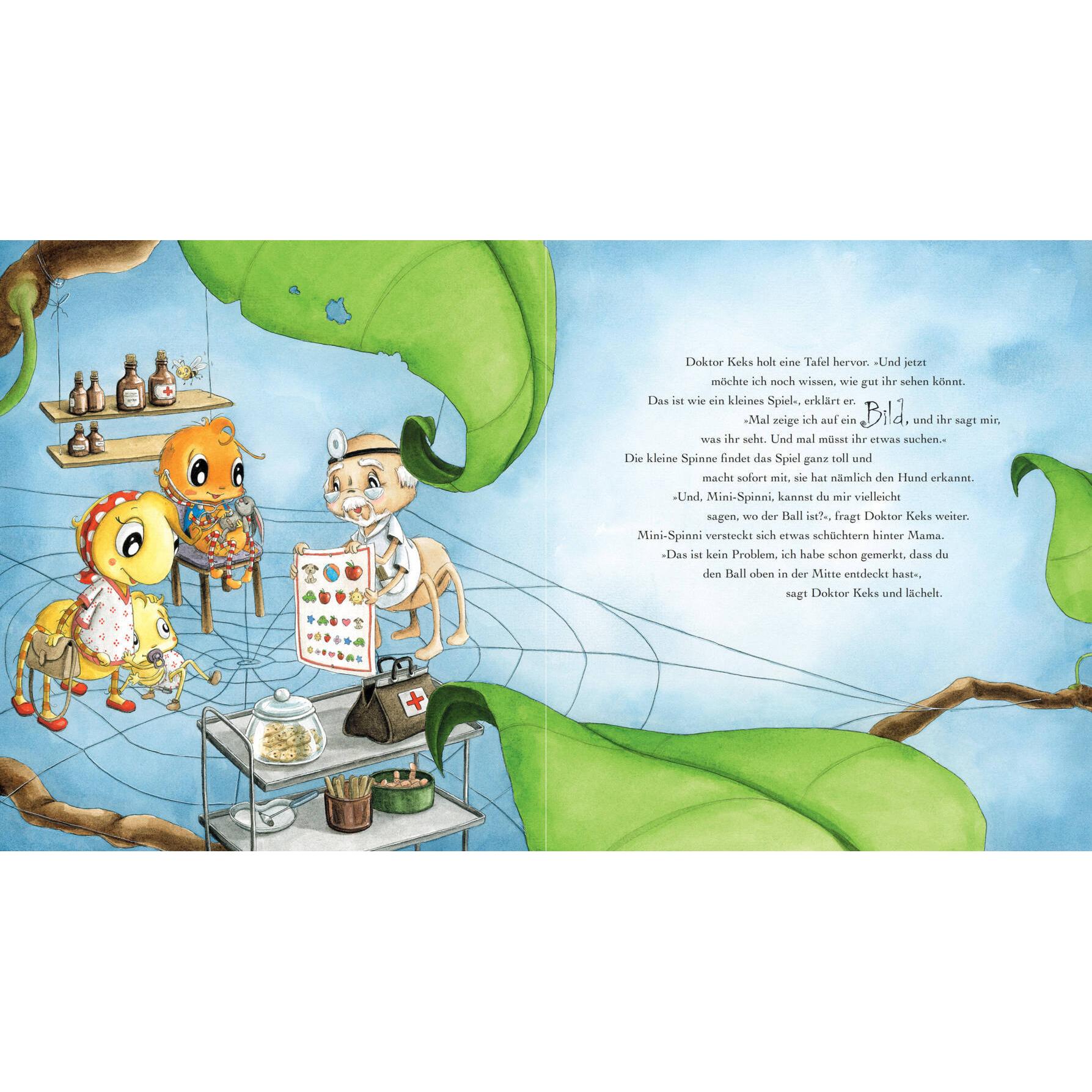 Thumbnail - Die kleine Spinne Widerlich - Besuch beim Doktor, Kinderbücher von Diana Amft