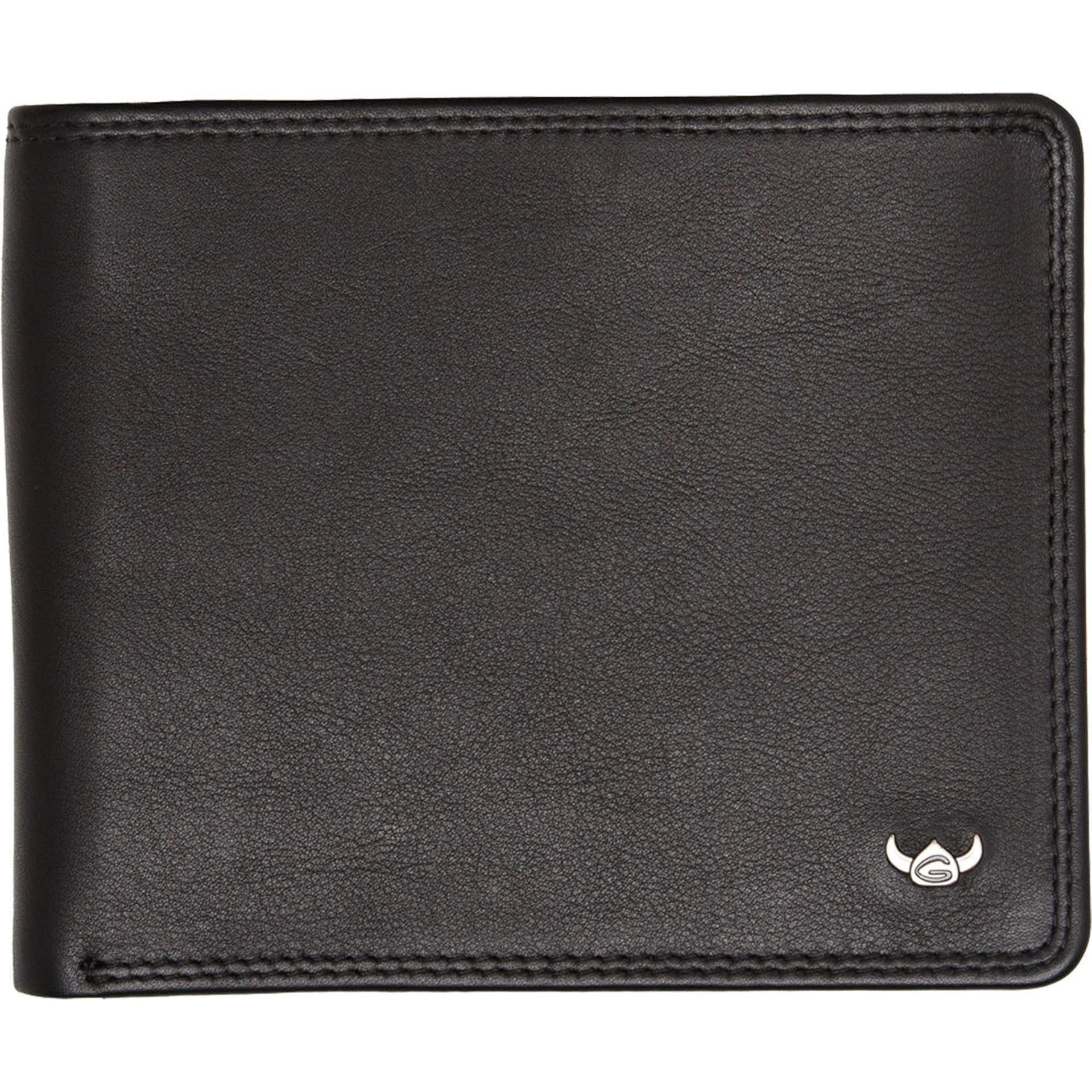 Thumbnail - Golden Head, Herren, Portemonnaie, Polo Geldbörse RFID Leder 12 cm, Schwarz