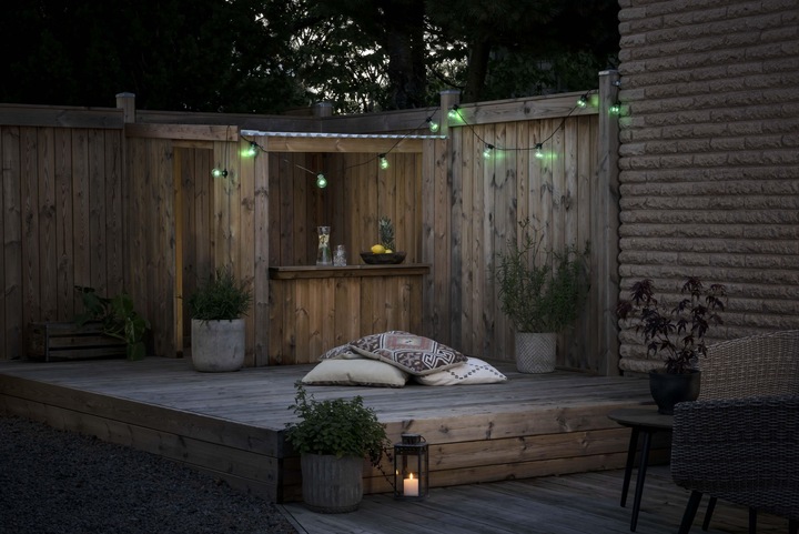 Produktbild Konstsmide LED Lichterkette Biergarten Farb (4.50 m)