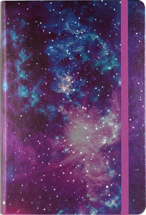 Produktbild Galaxy Dot Matrix Notebook (Bullet Journal) (A5, Harter Einband)