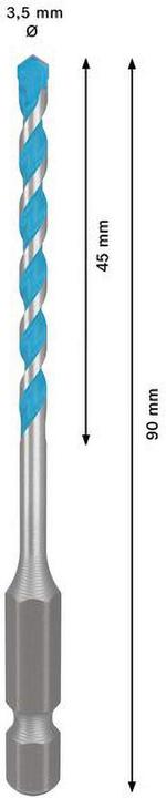 Produktbild Bosch Professional Zubehör Expert HEX-9 Multi Construction Bohrer (3.5 Millimeter)