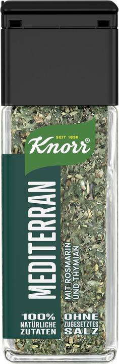 Produktbild Knorr 100% Natürlich Würzmischung Mediterran, Gewürz Streuer mit Rosmarin, Würzen ohne Salz und Zucker (30 g)
