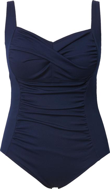 Produktbild Ulla Popken Badeanzug, Drapierung, feine Struktur, Softcups (56)