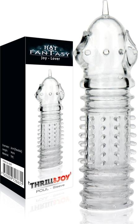 Produktbild Hot Fantasy Thrill of Joy Penis-Sleeve Poul transp.
