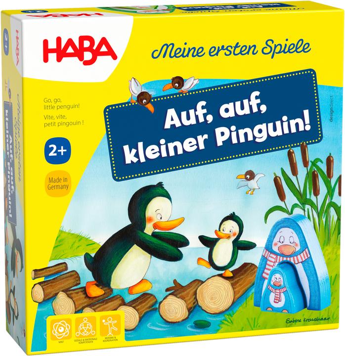 Actual product image Haba My first games - On he penguin (German, 2 - 3 Players)