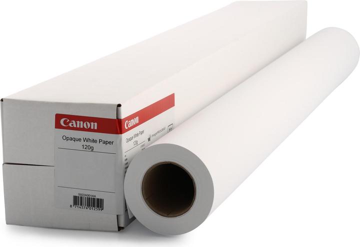 Image du produit Canon Papier blanc opaque 5922A (120 g/m², 3000 cm, 61 cm)