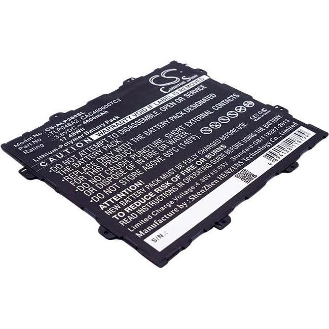 CoreParts Battery for Alcatel Mobile (4600 mAh), Notebook Akku, Schwarz