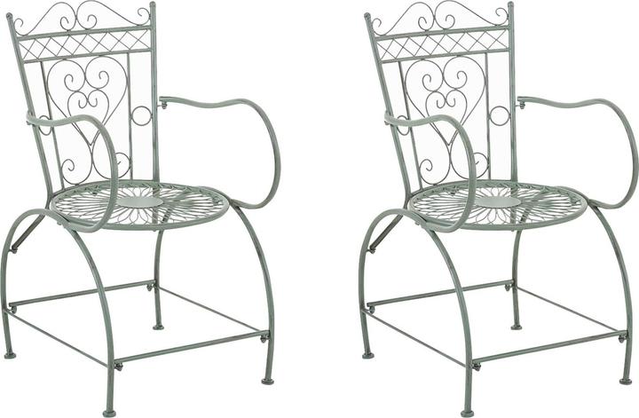 Image du produit CLP Lot de 2 chaises Sheela, vert antique