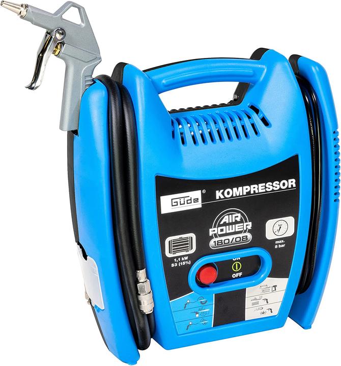 Immagine prodotto Güde Potenza aerea 180/08 (8 bar, 140 l)