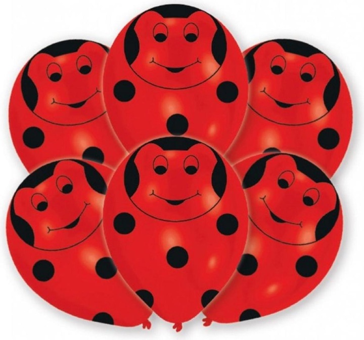 Amscan 6 ballons la coccinelle 27.5cm