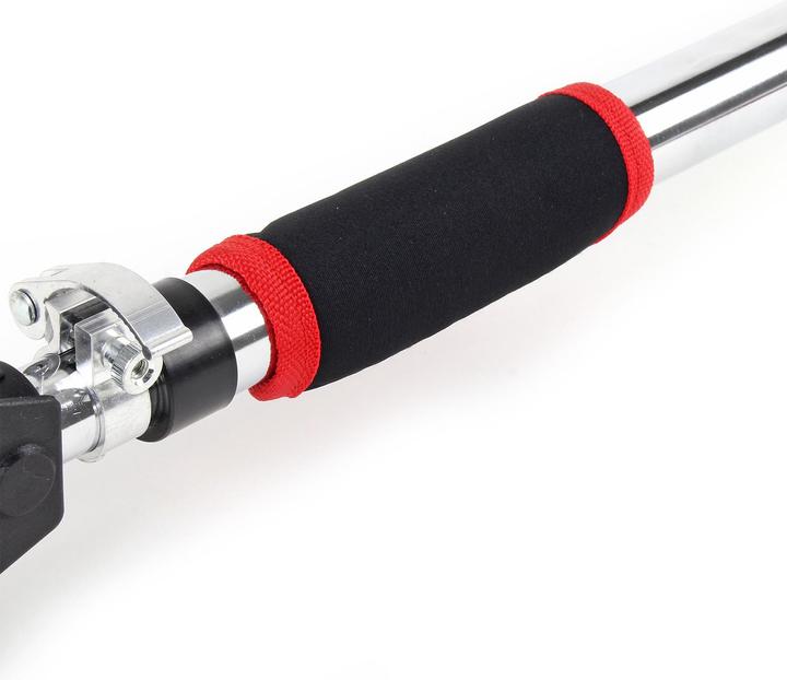 Actual product image Luxtri Pull-up Bar for Door Frames 93–110cm Clamp Rod of Steel with Non-slip Handles and 180kg Load