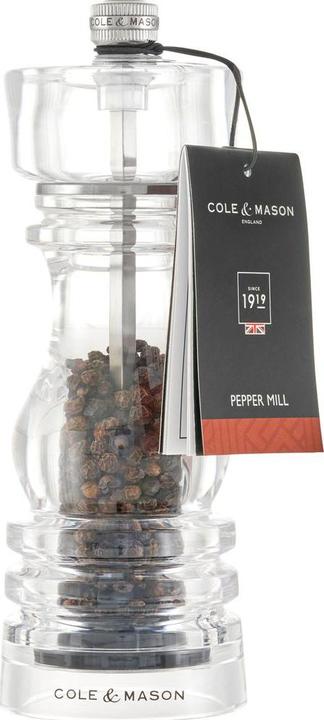Produktbild Cole & Mason Cole&Mason Pfeffermühle London 18 cm, Transparent, Materialtyp (Pfeffer)